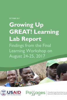Growing Up GREAT! Learning Lab Report